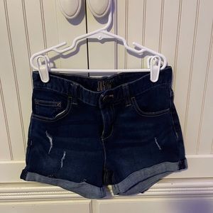 Justice girl’s denim shorts